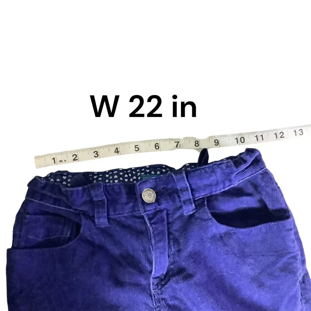 The Children’s Place Girls Corduroy Purple Flare Pants‎ Size 10 Adjustable Waist